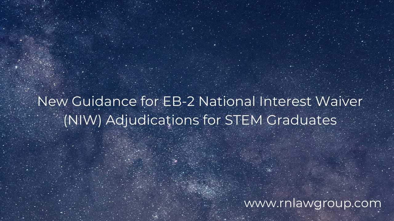 EB-2 NIW Green Card - How to qualify for National Interest Waiver?