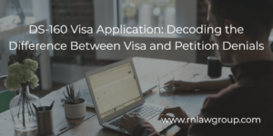 In today's globalized world, navigating the complexities of the DS-160 visa application is a common challenge faced by many aspiring international travelers. The application can often seem daunting and confusing. This is especially true when answering questions regarding previous applications that you may have filed. The good news is, with the right knowledge and preparation, you can effectively manage these hurdles and significantly improve your chances of a successful visa application. Introduction to DS-160 Visa Applications The DS-160 form, officially known as the Online Nonimmigrant Visa Application, is a crucial document for anyone seeking to travel to the United States on a nonimmigrant visa. This comprehensive electronic form, required by the U.S. Department of State, collects a range of information, including personal details, travel plans, and background questions, to determine an individual's eligibility for a U.S. visa. The DS-160 application process is a key step in obtaining various types of visas, such as tourist visas (B-2), business visas (B-1), work visas (H-1B, L-1, O-1, E, TN), student visas (F-1, M-1), and exchange visitor visas (J-1). It's essential for applicants to accurately complete the DS-160 form as it forms the basis for consular officers to assess and process their U.S. visa applications. This process is integral to ensuring legal and verified entry into the United States for temporary visits, whether for leisure, business, study, or cultural exchange. Understanding Visa Denials: A Comprehensive Overview One question on the DS-160 Visa Application often causes confusion: “Have you ever been refused a U.S. Visa, been refused admission to the United States, or withdrawn your application for admission at the point of entry?” Many people mistakenly think that if they have experienced any kind of denial in the past, they must answer “Yes” to this question. However, not all denials are the same. It is important to be aware that the question uses specific terminology that has specific meanings. Particularly, the first part of the question relates to “visa” refusal. A "visa" is an official endorsement or stamp placed in your passport by the United States government. This stamp signifies that you have been deemed eligible to enter the U.S. in a specific category, such as tourism, business, study, or work. It's important to understand that a visa does not guarantee entry into the United States; rather, it indicates that a U.S. consulate or embassy has reviewed your application and determined that you meet the criteria for that particular type of visa. The visa category, which is marked on the stamp, corresponds to your intended purpose of travel, whether it be for leisure (as with a B-2 tourist visa), business meetings (B-1 business visa), academic studies (F-1 student visa), or other reasons. The visa also specifies the validity period, which defines the time frame within which you may seek to enter the U.S. Entry to the country and the duration of your stay are ultimately determined by U.S. Customs and Border Protection officers at the port of entry. Getting back to the question of whether you have ever been refused a U.S. visa, the question is only referring to a denied visa stamp. For example, if you previously applied for an F-1 visa at a U.S. consulate and the visa was denied because the consular officer was not convinced of your intent to go back to your home country after completion of your studies, this would be considered a visa refusal requiring a “Yes” answer. This would be true even if you later applied again for an F-1 visa and were successful the second time around. For every future visa application, this denial would need to be disclosed. Exploring Petition Denials: Key Differences from Visa Denials It is important to distinguish between denials issued by the United States Citizenship and Immigration Services (USCIS) and what constitutes a "visa" refusal in the realm of U.S. immigration. When an application or a petition is denied by USCIS, it does not equate to a visa refusal. USCIS is responsible for processing a variety of immigration-related petitions and applications, such as those for employment authorization, change of status, extension of status or immigrant petitions. A denial from USCIS typically relates to these specific requests and does not directly impact visa decisions, which are under the purview of the U.S. Department of State. Visa refusals, on the other hand, occur during the consular processing stage, specifically when a U.S. consulate or embassy decides not to grant a nonimmigrant visa after reviewing the DS-160 visa application. Understanding this distinction is crucial for applicants navigating the U.S. immigration system, as it affects how one should approach subsequent visa applications. Navigating the DS-160 Application: Addressing Denials It is important to understand that the U.S. Department of State is already aware of any prior visa refusal you may have experienced when you are applying for a new visa. Therefore, it is critical that all prior refusals be disclosed on the DS-160 and a brief explanation provided. Answering “No” when a prior visa has in fact been denied can be grounds for misrepresentation and can lead to visa denial. For our F-1 visa example discussed above, after answering “Yes” regarding the prior visa refusal, an applicant could explain that he or she previously applied for an F-1 visa at the U.S. Consulate in Chennai on June 7, 2015, which was denied. A subsequent application for an F-1 visa on July 28, 2015 was approved. Tips for Avoiding Common Mistakes on the DS-160 It is becoming increasingly common for consular officers to closely examine the information on the DS-160 form, paying particular attention to areas such as educational background and past work experience. These sections are receiving heightened scrutiny, especially as authorities focus on certain educational institutions and businesses known for regulatory breaches or questionable activities. For instance, when filling out the DS-160, failing to list every educational institution attended post-secondary school, even if you didn't earn a degree from that institution or if the field of study is unrelated to your current job, could result in your application undergoing administrative processing or being denied. Similarly, any gaps or inconsistencies in your five-year employment history, such as discrepancies in job titles, duties, or employment dates compared to what's listed in approved non-immigrant petitions, might also lead to additional administrative processing. Being thorough and accurate in these sections is crucial to avoid potential delays or denials in your visa application process. Next Steps after a Denial If you have experienced a visa denial and/or are considering applying for a new visa after a previous denial, it is important to consult with a qualified U.S. immigration attorney to understand the cause(s) of the denial, whether it can be overcome, and how to address it in future applications. By: Emily Neumann Emily Neumann is Managing Partner at Reddy Neumann Brown PC with over 15 years of experience practicing US immigration law providing services to U.S. businesses and multinational corporations. Emily has helped transform the firm from a solo practice to Houston’s largest immigration law firm focused exclusively on U.S. employment-based immigration. She received her Bachelor’s degree in Biology from Central Michigan University and her Juris Doctorate degree from the University of Houston Law Center. Emily is a frequent speaker and has been quoted in Bloomberg Law, U.S. News & World Report, Inside Higher Ed, and The Times of India on various hot topics in immigration. She is a member of the American Immigration Lawyers Association and Society for Human Resource Management. Reddy & Neumann has been serving the business community for over 25 years and is Houston’s largest immigration law firm focused solely on US. Employment-based immigration. We work with both employers and their employees, helping them navigate the immigration process quickly and cost-effectively.