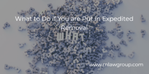 What to Do if You are Put in Expedited Removal